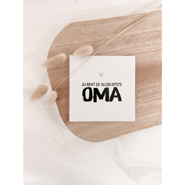 Oud Hollands tegeltje | 11 CM | Oma