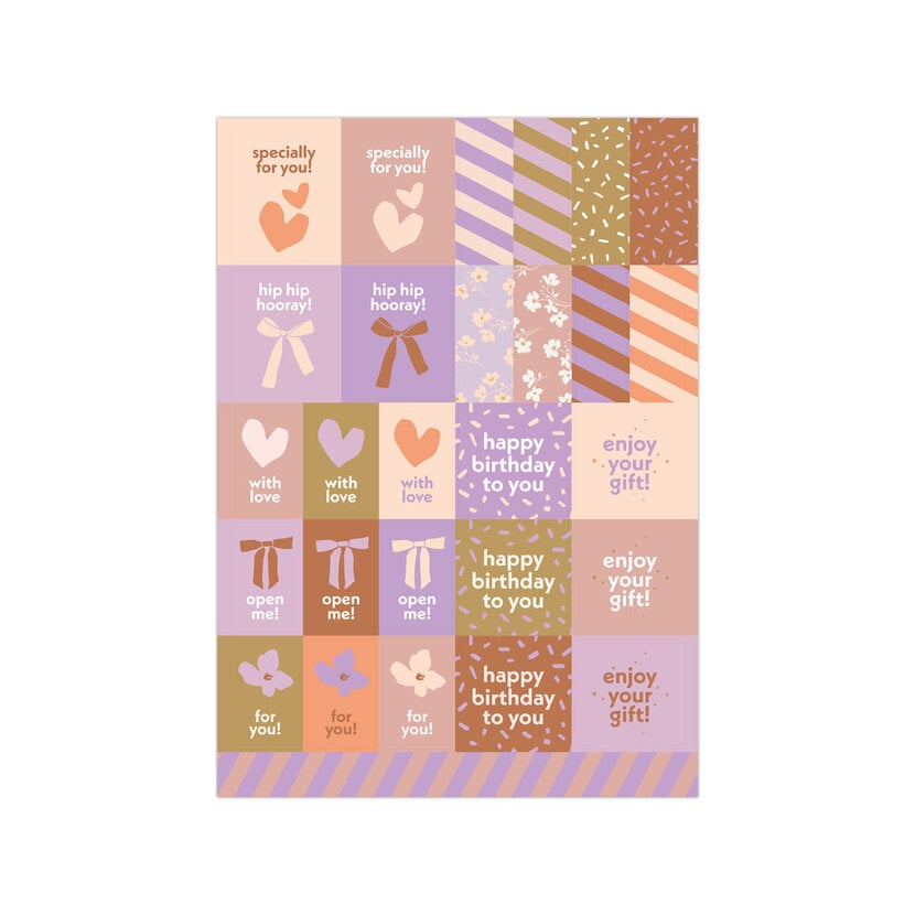 Stickervel  | Pastel