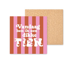 Kleurrijke tegel | 11 CM | Vandaag ben ik een dikke tien