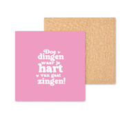 Kleurrijke tegel | 11 CM | Hart zingen