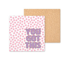 Kleurrijke tegel | 11 CM | You got this