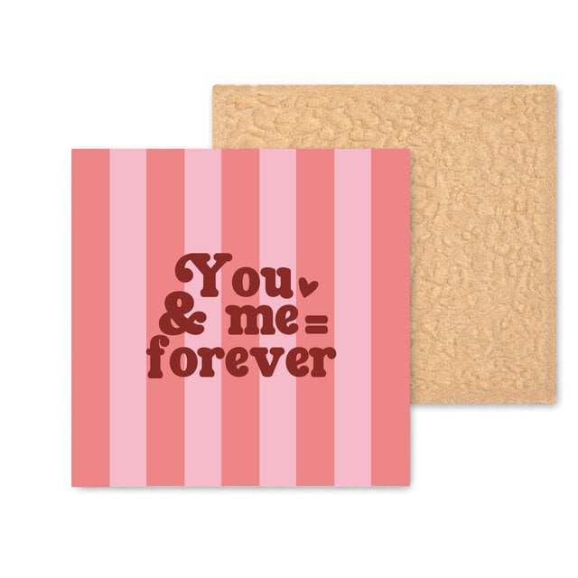 Kleurrijke tegel | 11 CM | You me forever