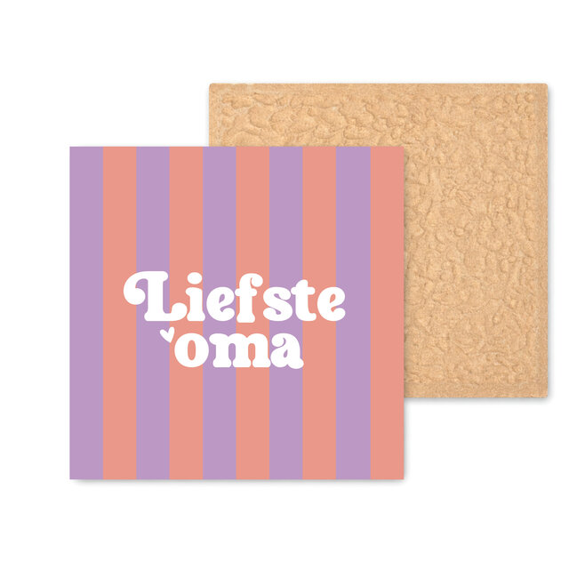 Kleurrijke tegel | 11 CM | Oma