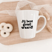 Mok | Goud waard | Zwart