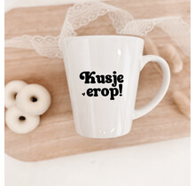 Mok | Kusje erop | Zwart