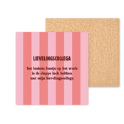 Kleurrijke tegel | 11 CM | Lievelingscollega