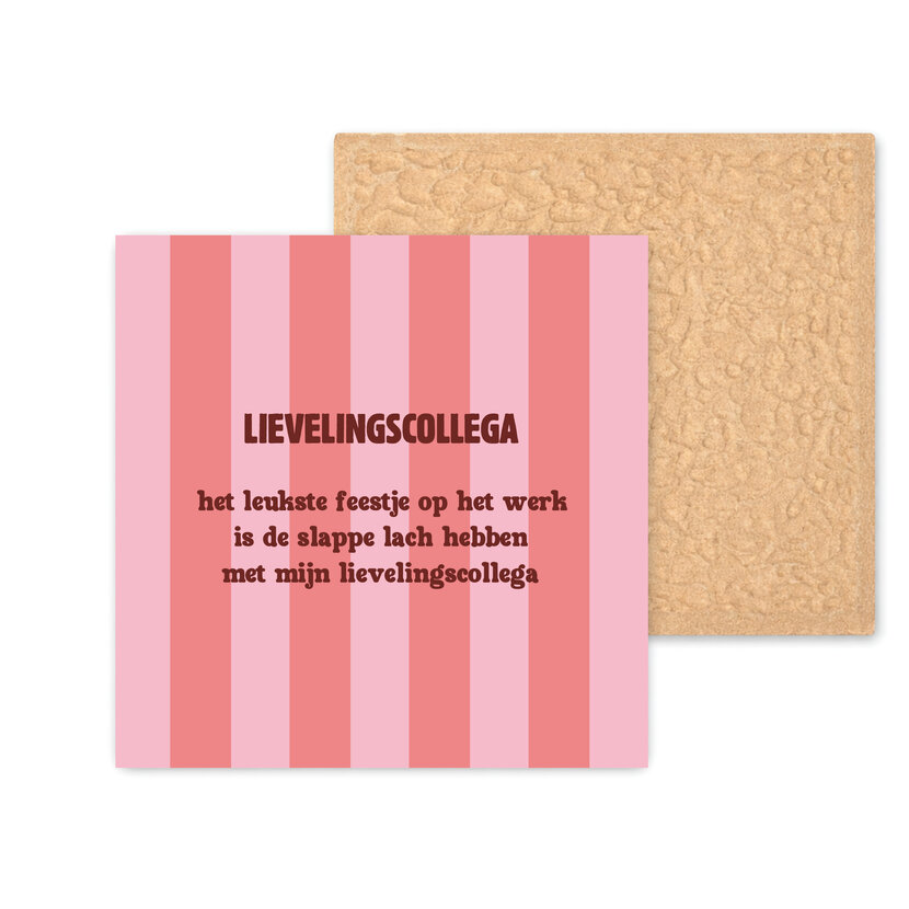 Kleurrijke tegel | 11 CM | Lievelingscollega