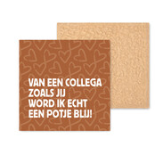 Kleurrijke tegel | 11 CM | Collega zoals jij