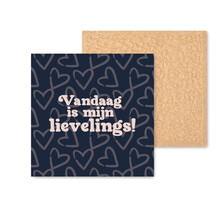 Kleurrijke tegel | 11 CM | Vandaag is mijn lievelings