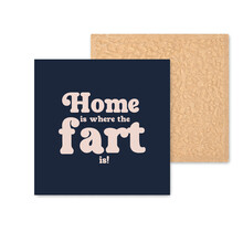 Kleurrijke tegel | 11 CM | Home is where the fart is