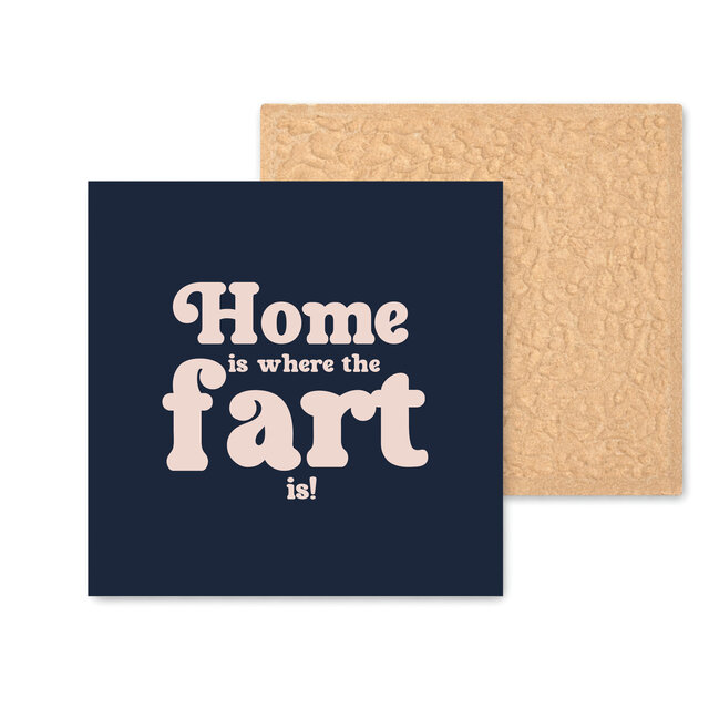 Kleurrijke tegel | 11 CM | Home is where the fart is