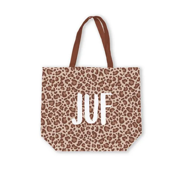 Shopper | Tas voor de juf | Luipaard