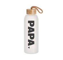 Drinkfles | Mat glas | Papa