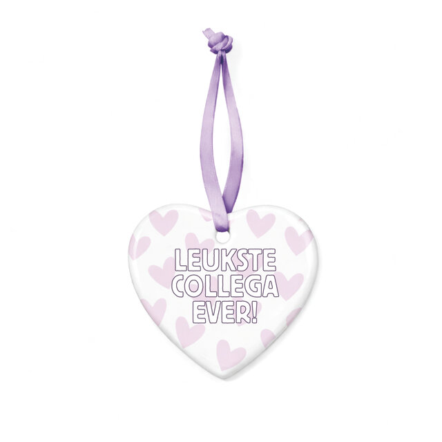 Little heart tiles | Leukste collega ever | Lila