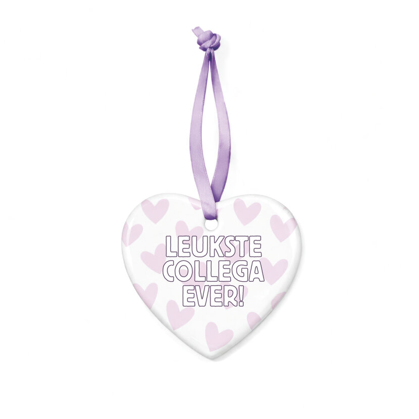 Little heart tiles | Leukste collega ever | Lila