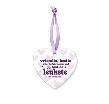 Little heart tiles | Vriendin bestie | Lila