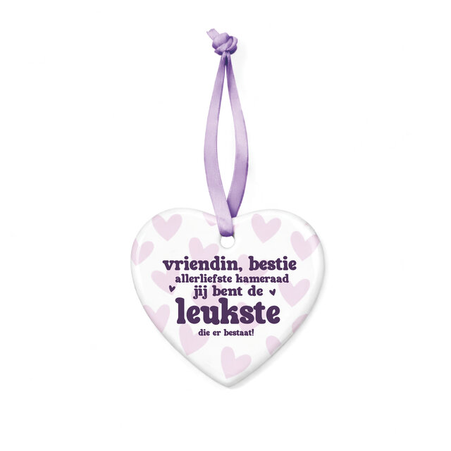 Little heart tiles | Vriendin bestie | Lila