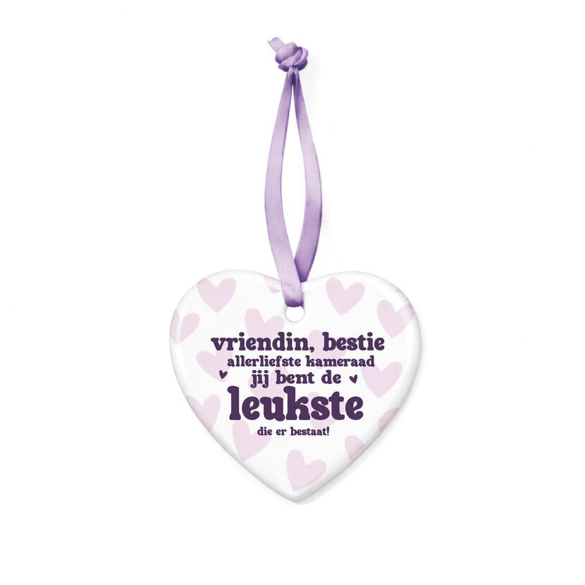 Little heart tiles | Vriendin bestie | Lila