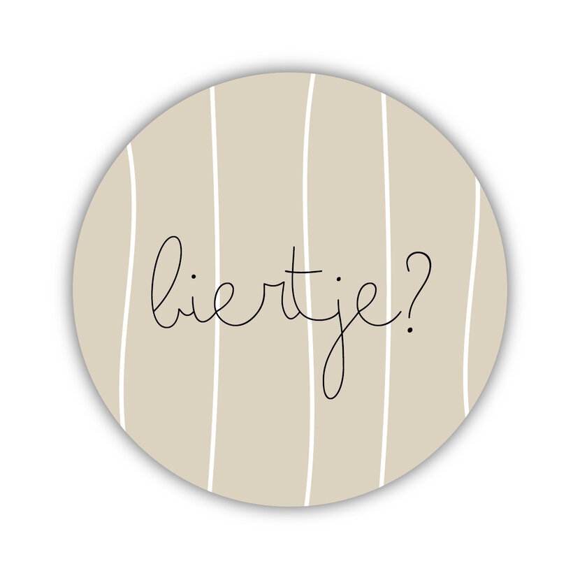 Onderzetter | Biertje? | Nature greens