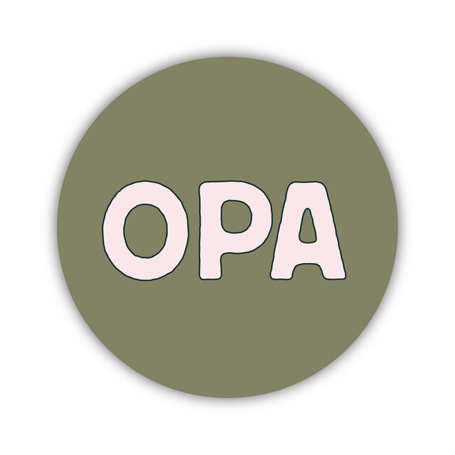 Onderzetter | Opa | Nature greens