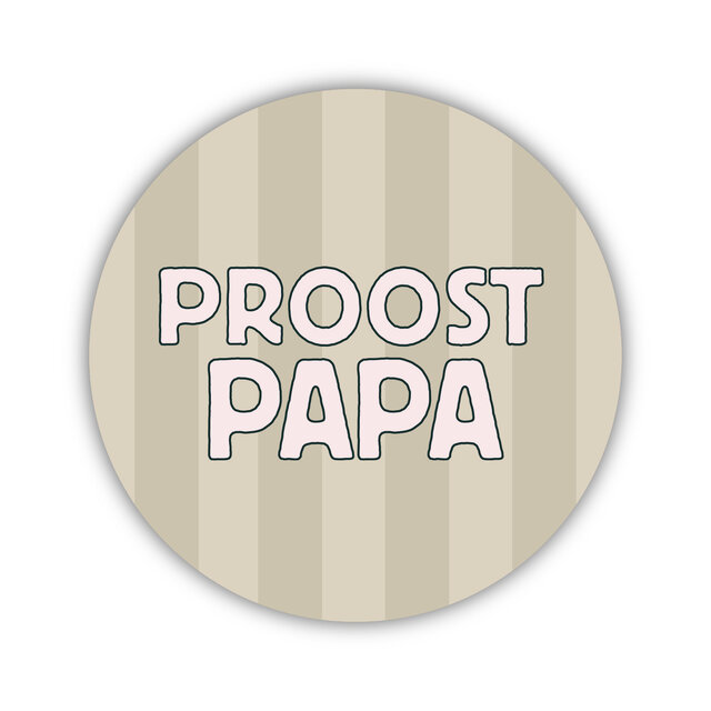 Onderzetter | Proost papa | Nature greens