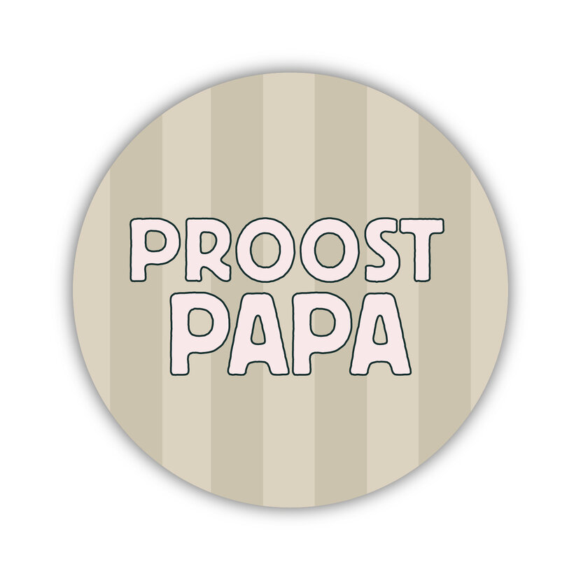 Onderzetter | Proost papa | Nature greens