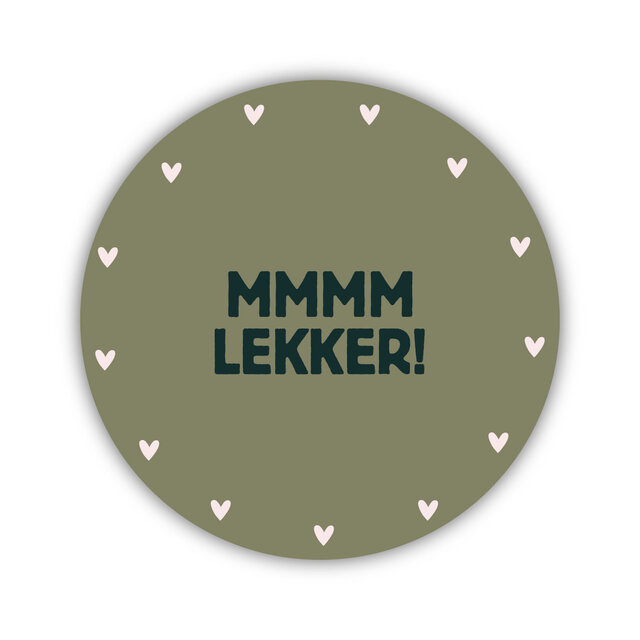 Onderzetter | Mmmm lekker! | Nature greens