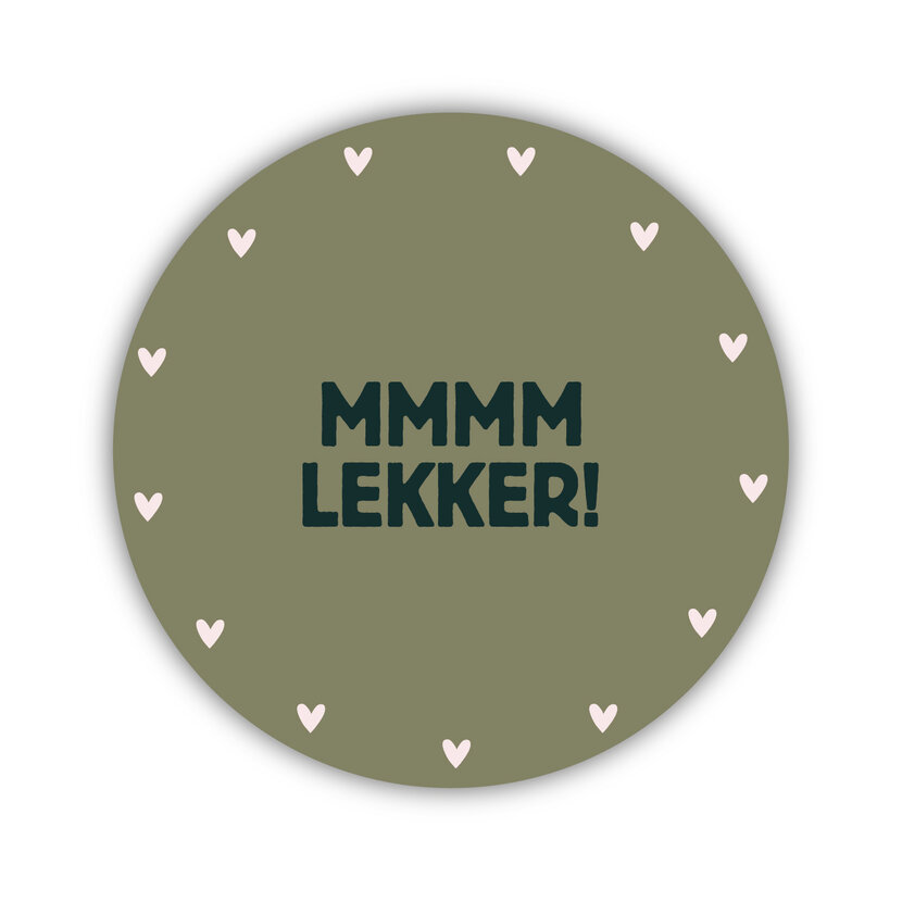 Onderzetter | Mmmm lekker! | Nature greens