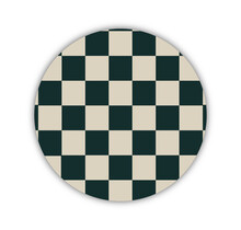 Onderzetter | Ruitjes | Nature greens