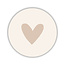 winkeltjevananne.nl Onderzetter | Beige hart | Soft Beige