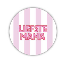 Onderzetter | Liefste mama  | Pink
