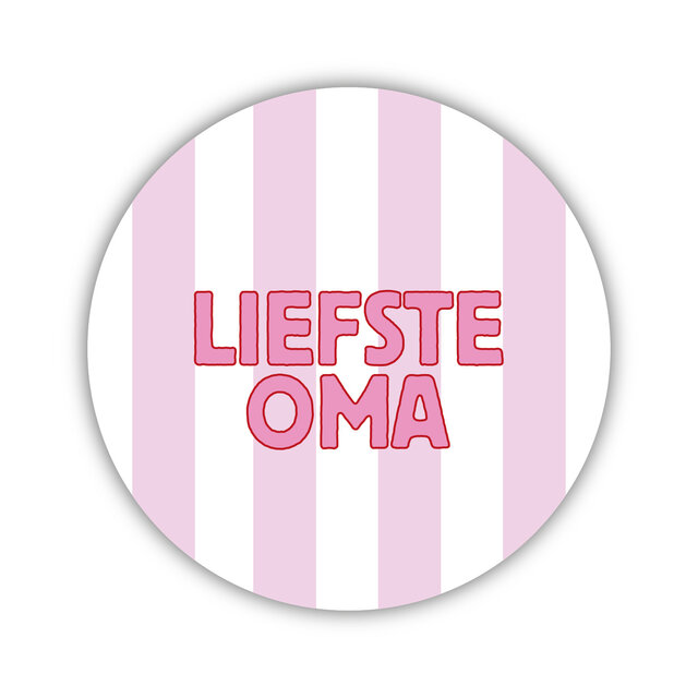 Onderzetter | Liefste oma | Pink