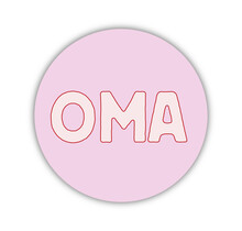 Onderzetter | Oma | Pink