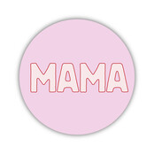 Onderzetter | Mama  | Pink