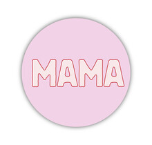 Onderzetter | Mama  | Pink