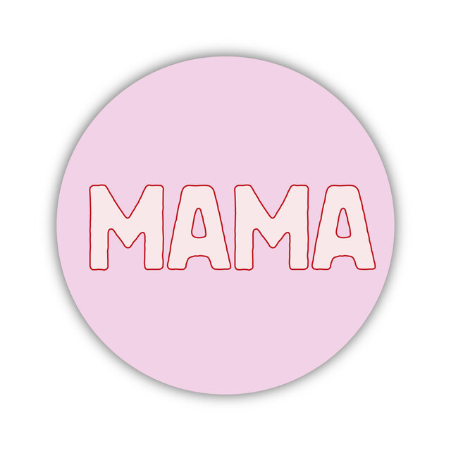 Onderzetter | Mama  | Pink