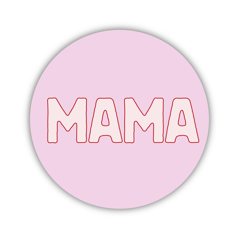Onderzetter | Mama  | Pink