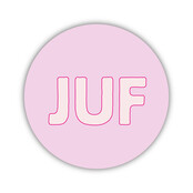 Onderzetter | Juf | Pink