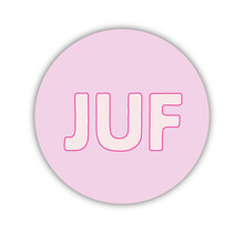 Onderzetter | Juf | Pink