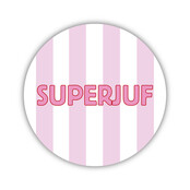 Onderzetter | Superjuf | Pink