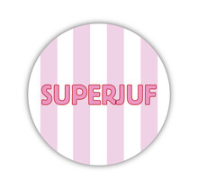 Onderzetter | Superjuf | Pink