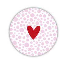 Onderzetter | Hartje | Pink