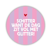 Onderzetter | Schitter | Pink / Lila