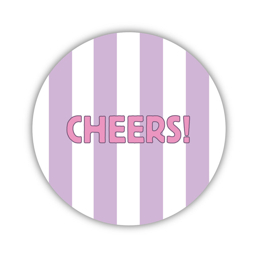 Onderzetter | Cheers! | Lila