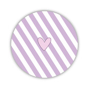 Onderzetter | Hartje | Lila