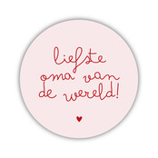 Onderzetter | Liefste oma | Vintage Rose