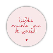 Onderzetter | Liefste mama | Vintage Rose