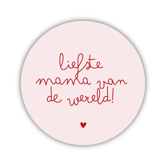 Onderzetter | Liefste mama | Vintage Rose