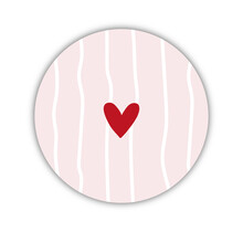 Onderzetter | Hartje | Vintage Rose