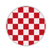 Onderzetter | Ruitjes | Vintage Rose